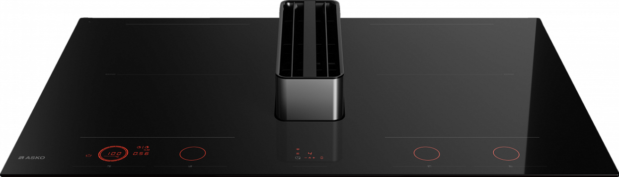 Индукционная варочная панель со встроенной вытяжкой