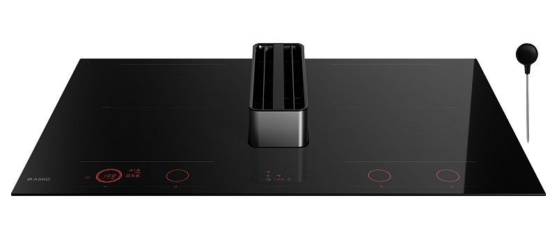 Индукционная варочная панель со встроенной вытяжкой